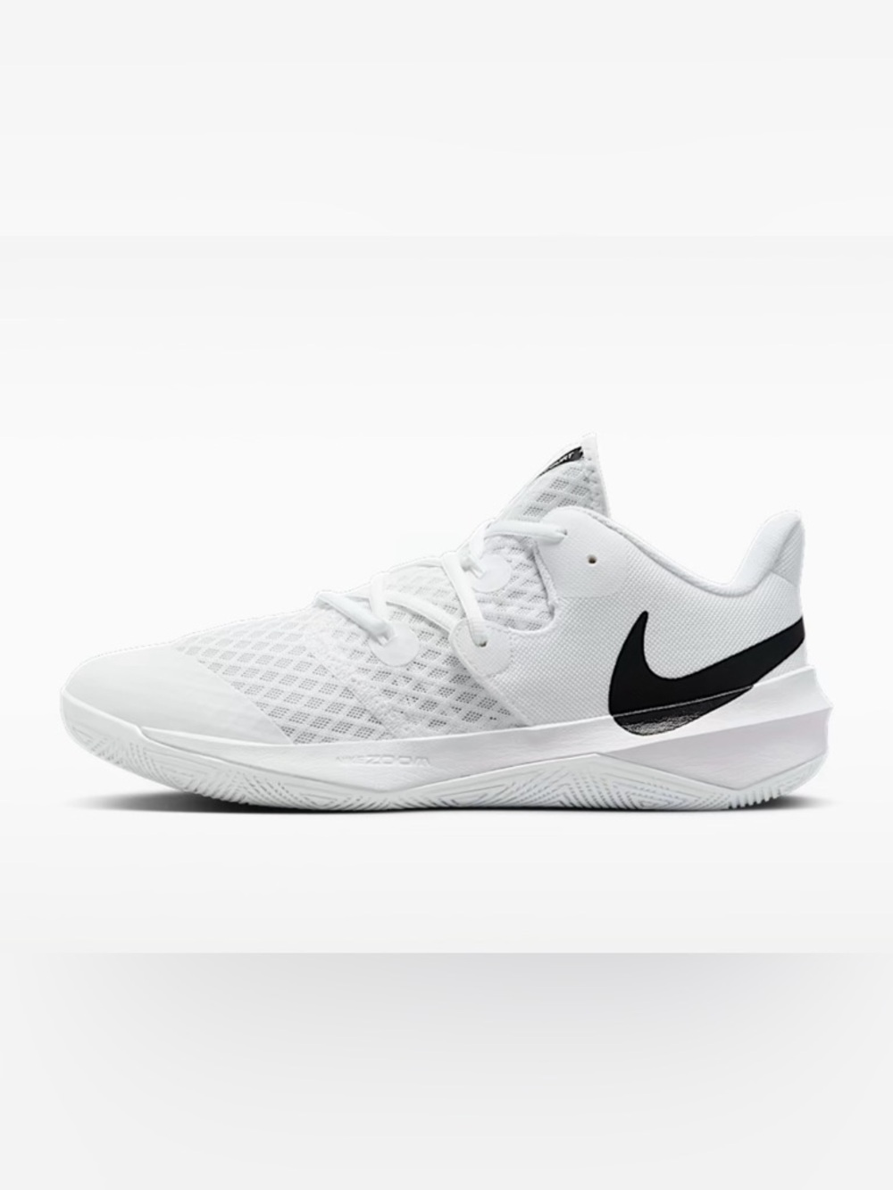 Nike New Men’s HyperSpeed Court Sneakers in White/Black 
NWT